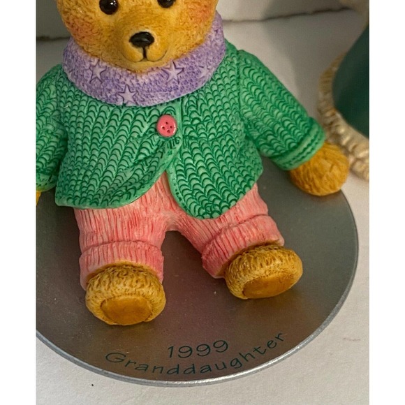 Vintage Hallmark Keepsake Granddaughter Ornament Lot of 4 In Box - Picture 7 of 9